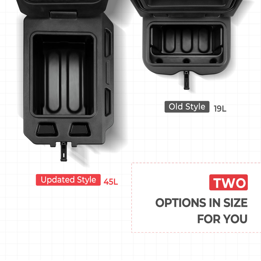 2" Tie Down Anchors & Big Size Cargo Box (Passenger Side) for Polaris Ranger