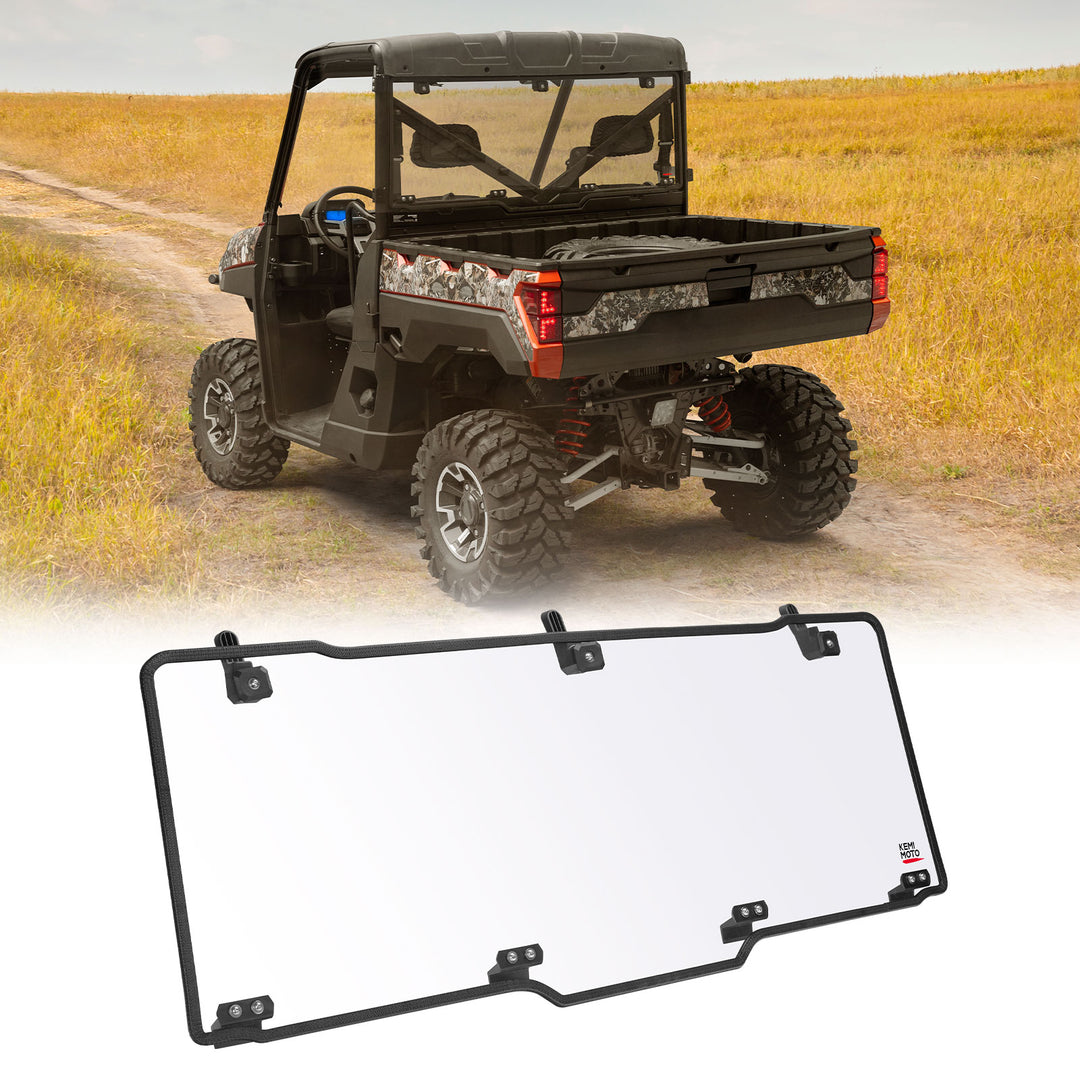 Hard Coated Rear Windshield for Polaris Ranger XP/Crew