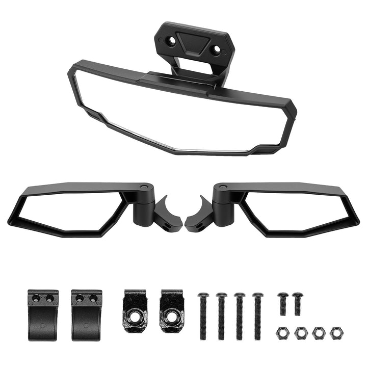 Side Mirrors & Rear View Mirror for Polaris RZR XP 1000/4 2024-2025
