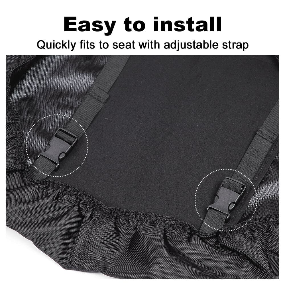 Polaris Ranger 1000 Adjustable Break Away Side Mirrors & UTV Waterproof Seat Cover - KEMIMOTO