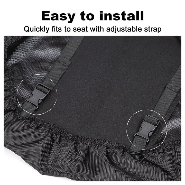 Polaris Ranger 1000 Adjustable Break Away Side Mirrors & UTV Waterproof Seat Cover - KEMIMOTO