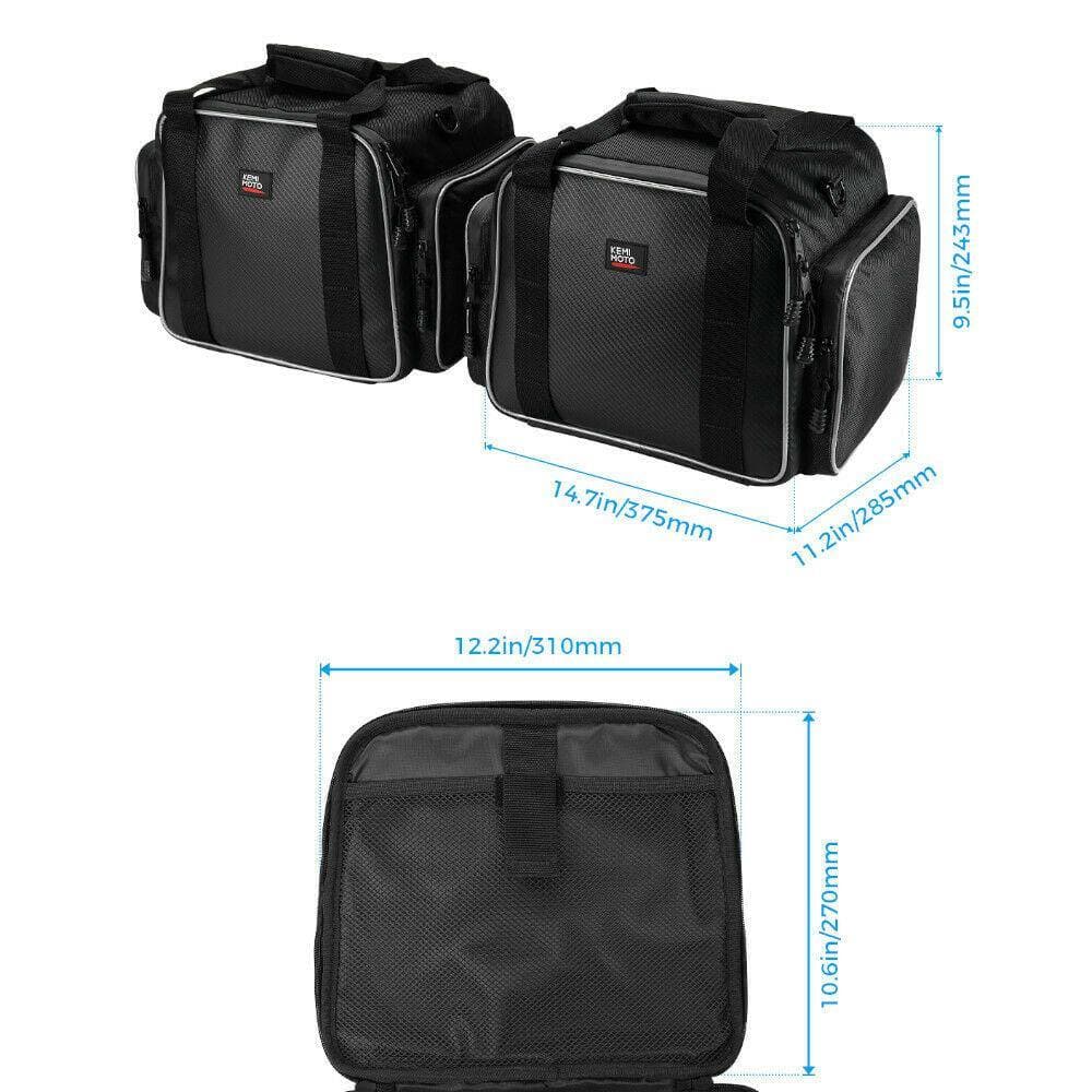 Bid Rear Trunk Liner Organizer Bag Set For Harley Tri Glide trunk - KEMIMOTO