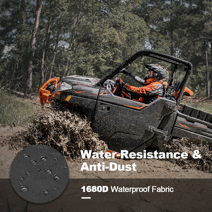 UTV Waterproof Seat Cover & Big Size Cargo Box for Polaris Ranger