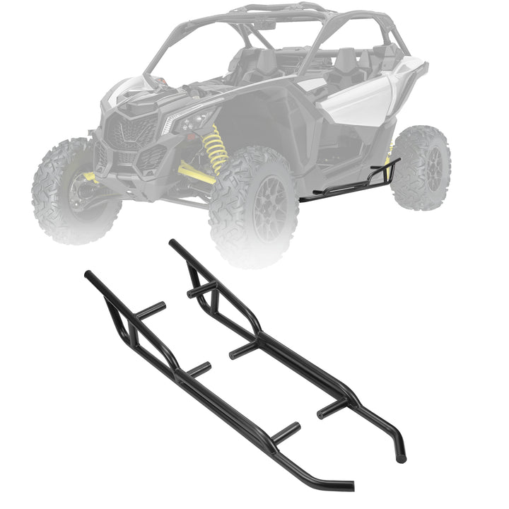 Nerf Bars Rock Sliders for Can Am Maverick X3 2017-2024