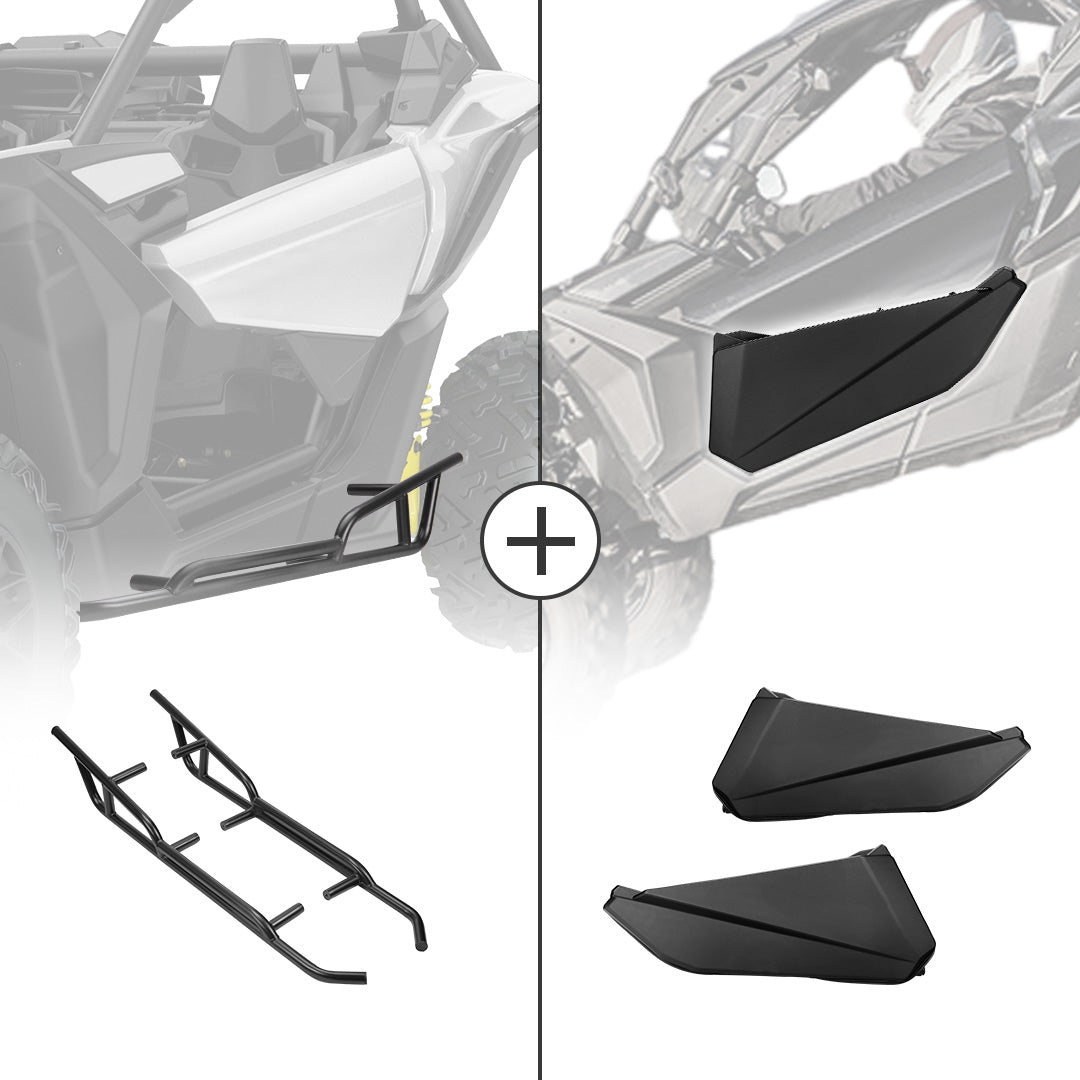 Front Lower Doors & Nerf Bars for Can-Am Maverick X3