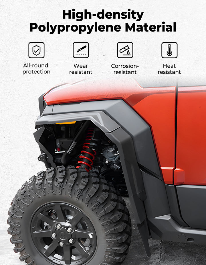 Front and Rear Fender Flares for Polaris Xpedition XP XP5/ ADV ADV5 2024+