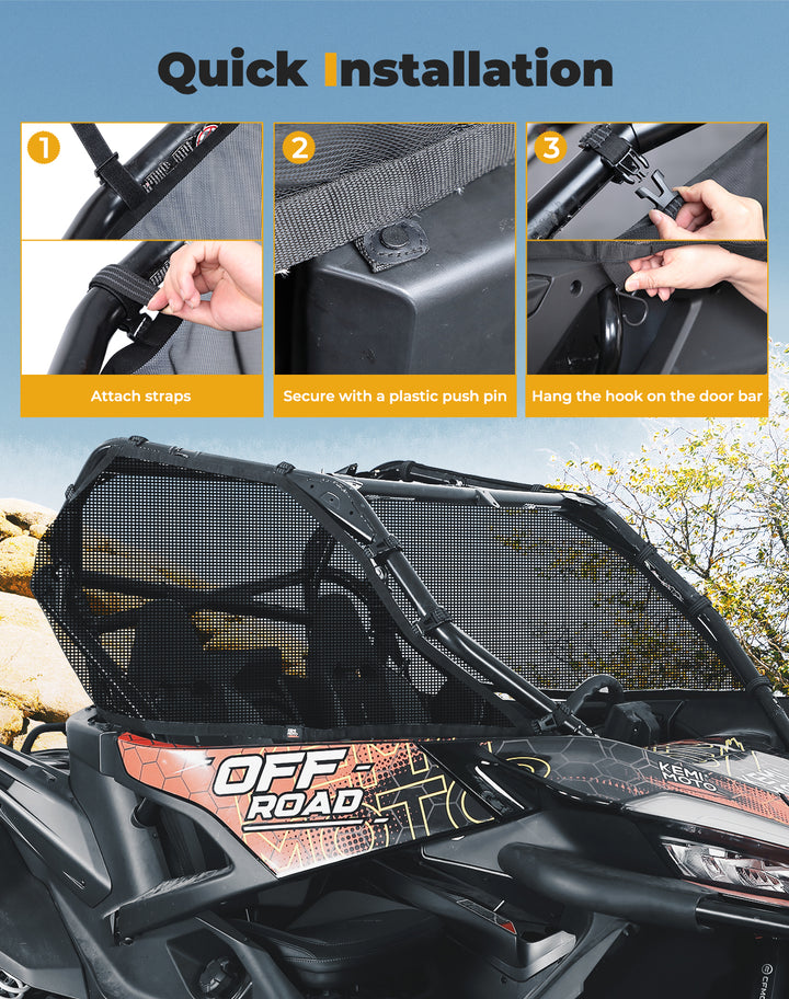 Upgraded Window Nets for CFMOTO ZForce 950