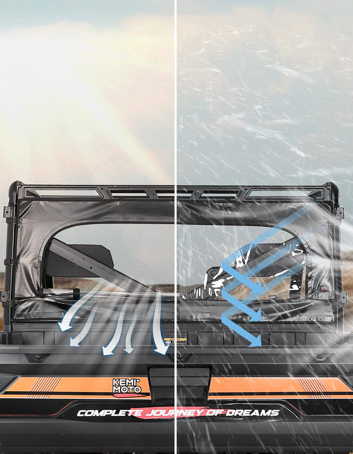 Rear Window Windshield for Polaris Ranger