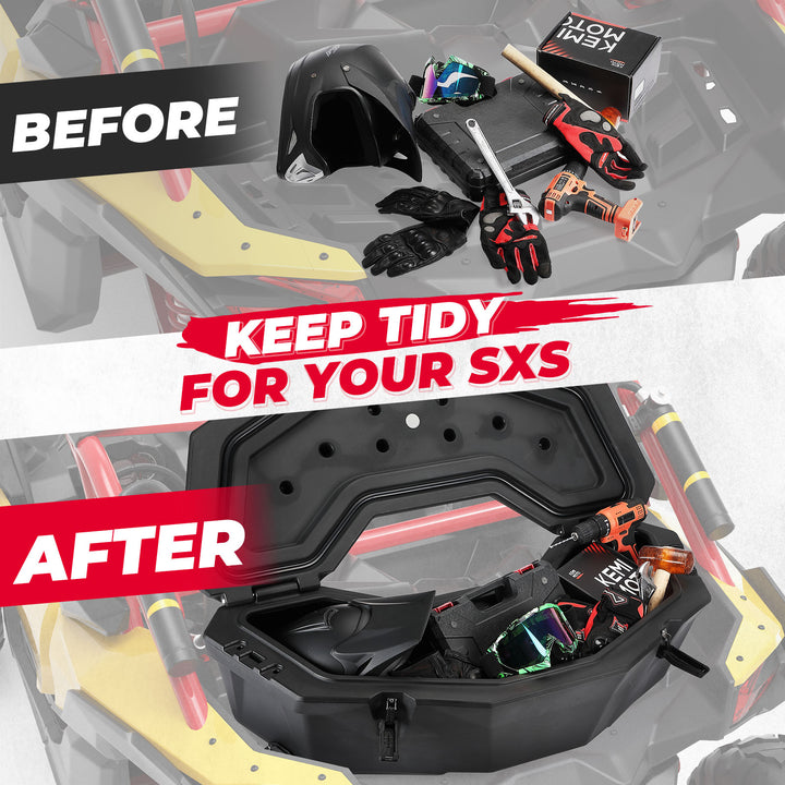 30L Rear Storage Box for Can-Am X3/MAX, Commander, Outlander