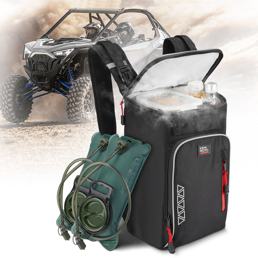 Updated Center Shoulder Console Bag W/Cooler Bag for Polaris/Can-Am