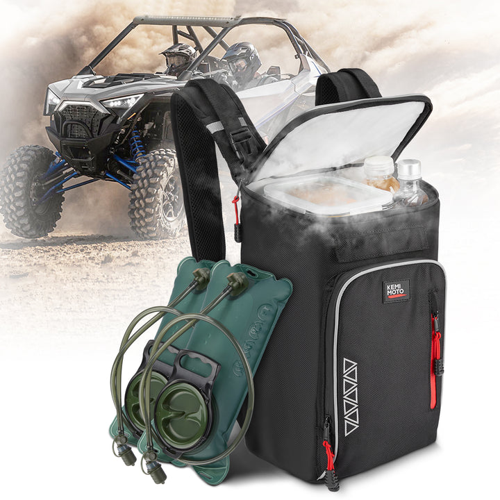 Updated Center Shoulder Console Bag W/Cooler Bag for Polaris/Can-Am
