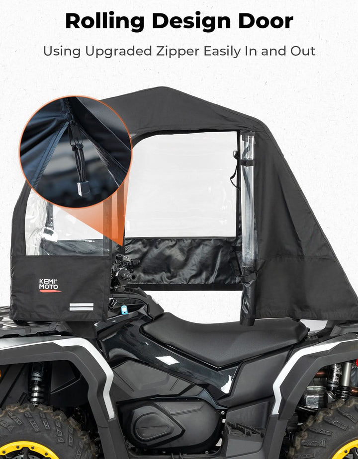 Universal ATV Cab Enclosure for Polaris|Can-Am|Kawasaki|CFMOTO