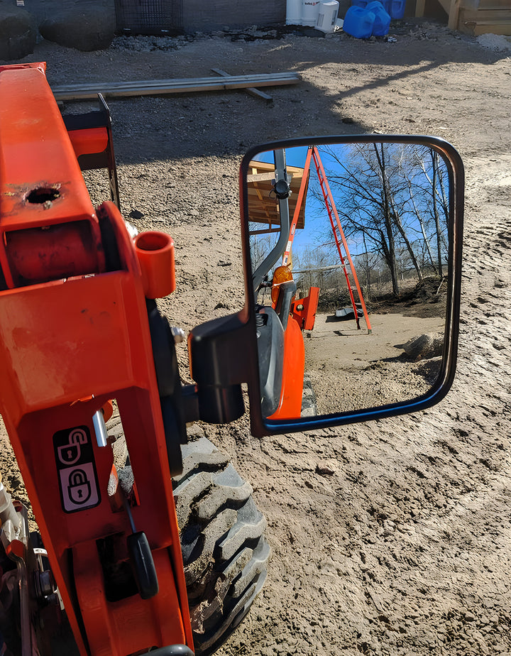 220Lbs Magnetic Side Mirrors for UTV Golf Cart Tractor Forklifts