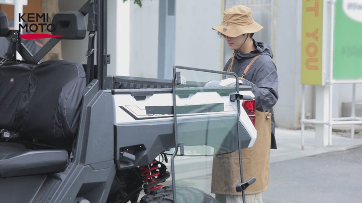 Hard Coated Rear Windshield for Polaris Ranger XP/Crew