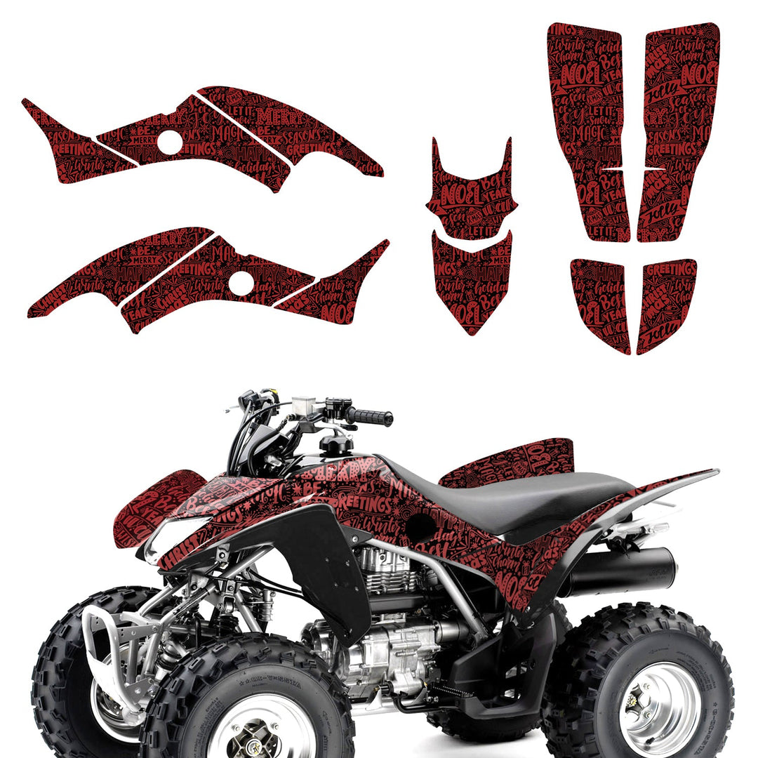 Christmas&New Year ATV Graphics Kit Sticker Fit for HONDA TRX 400EX 1999-2007