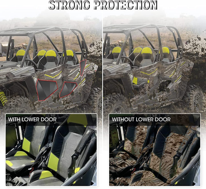 Polaris RZR XP4 1000 /900 Half Lower Door Panel - Kemimoto