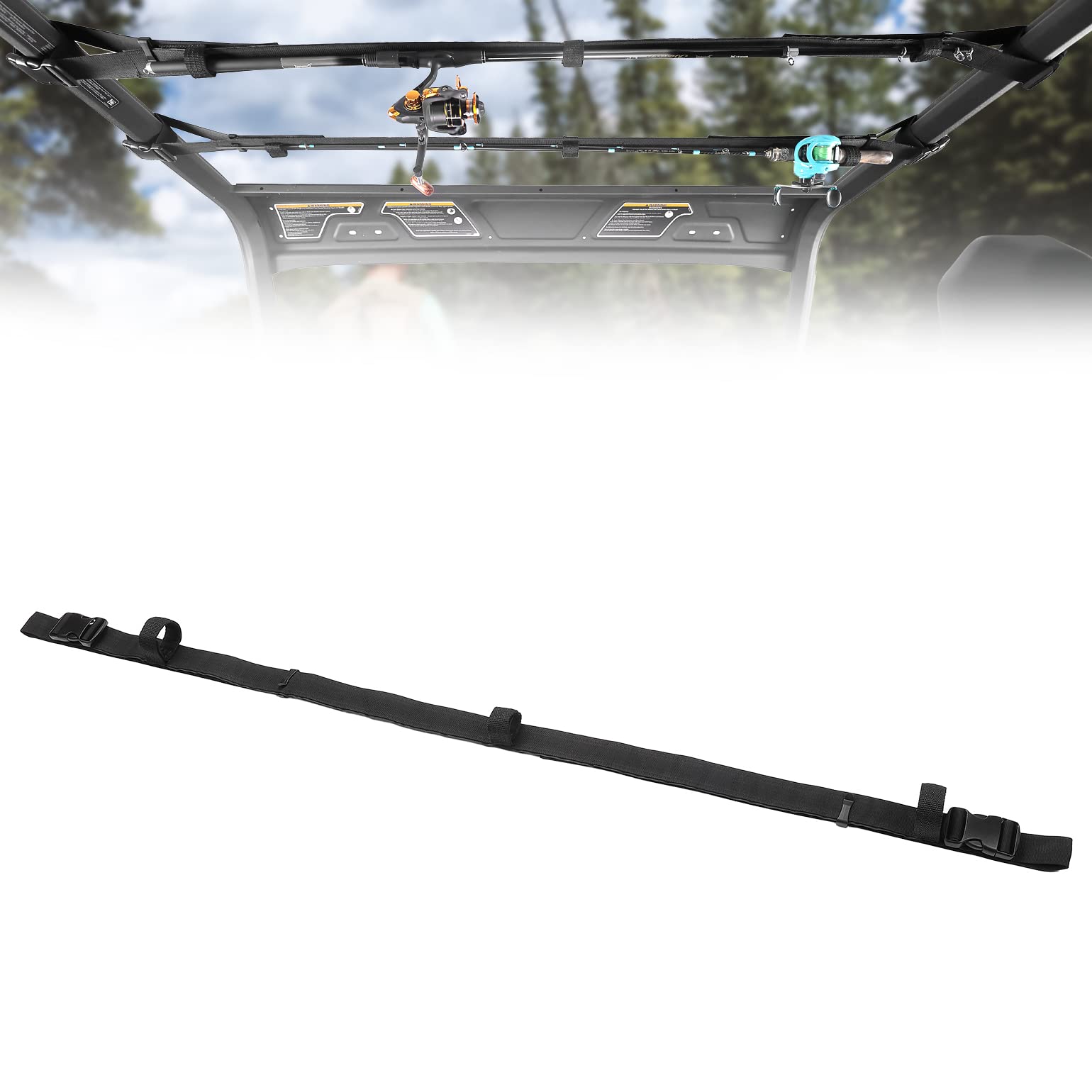 UTV Adjustable Fishing Rod Holder For Can-am, Polaris – CA Kemimoto