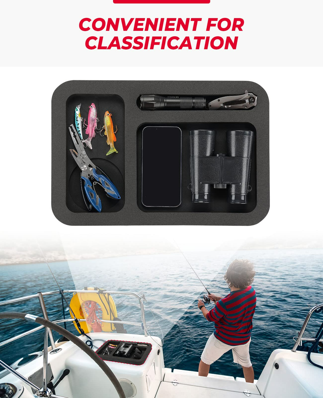 Boat Dash Pad Organizer Accessory Holder - Kemimoto