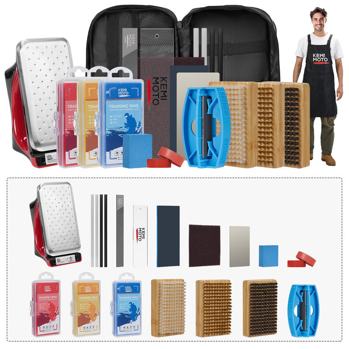 Ski Snowboard Tuning Kit (Luxury Version) - Kemimoto