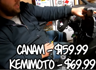 Can-Am X3 Kemimoto Tablet Holder Installation