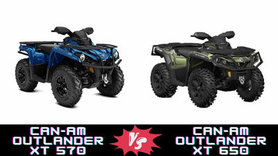 Can-Am Outlander XT 570 vs. Can-Am Outlander XT 650: Which is better?