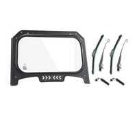 Windshield with Wipers