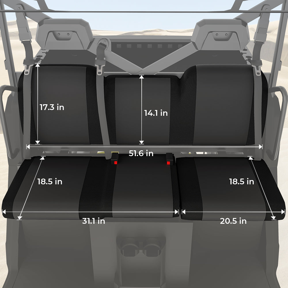 UTV Waterproof Seat Cover & Under Seat Storage Box for Polaris Ranger