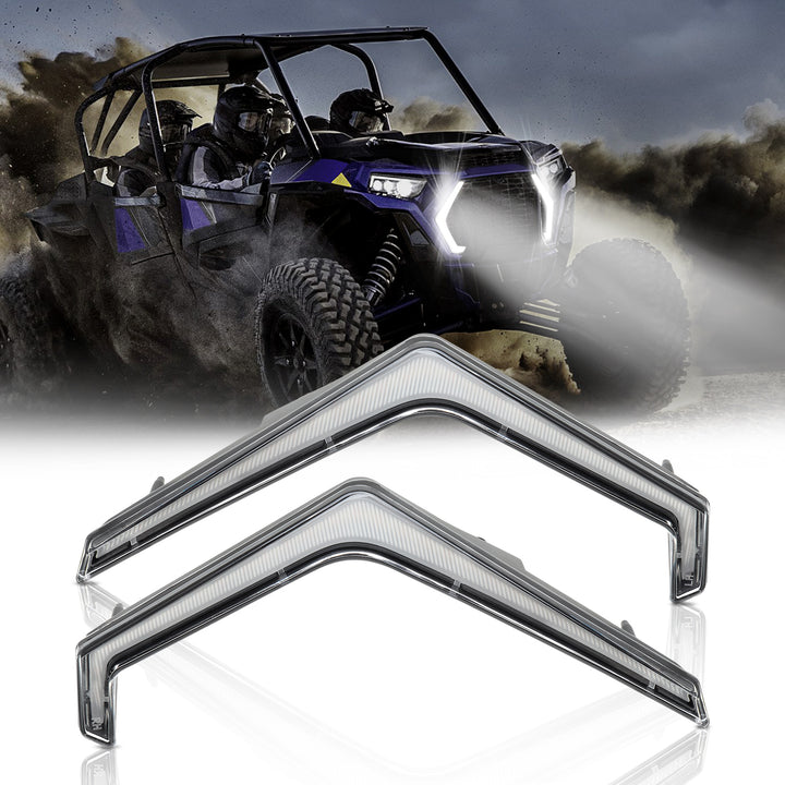 UTV Front Turn Fang Light Set for 2019+ Polaris RZR XP 1000 & Turbo S