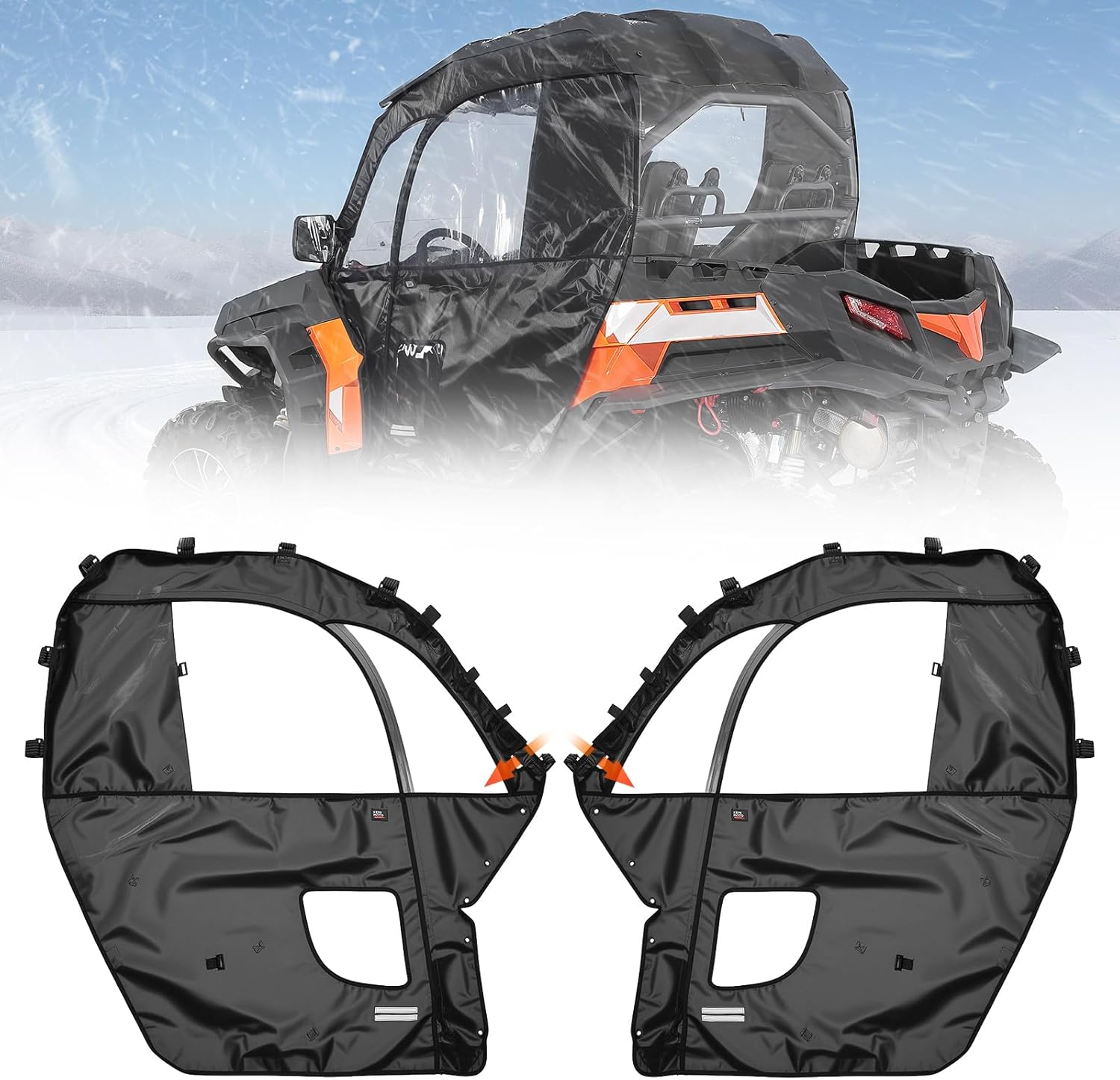 Soft Cab Enclosure Doors for CFmoto ZForce 500 | 800 | 1000