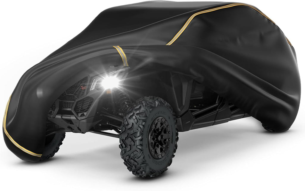 Netuera Waterproof SxS Cover For Can-Am Maverick X3 Max R Turbo - With Storage Bag & Reflective Strips