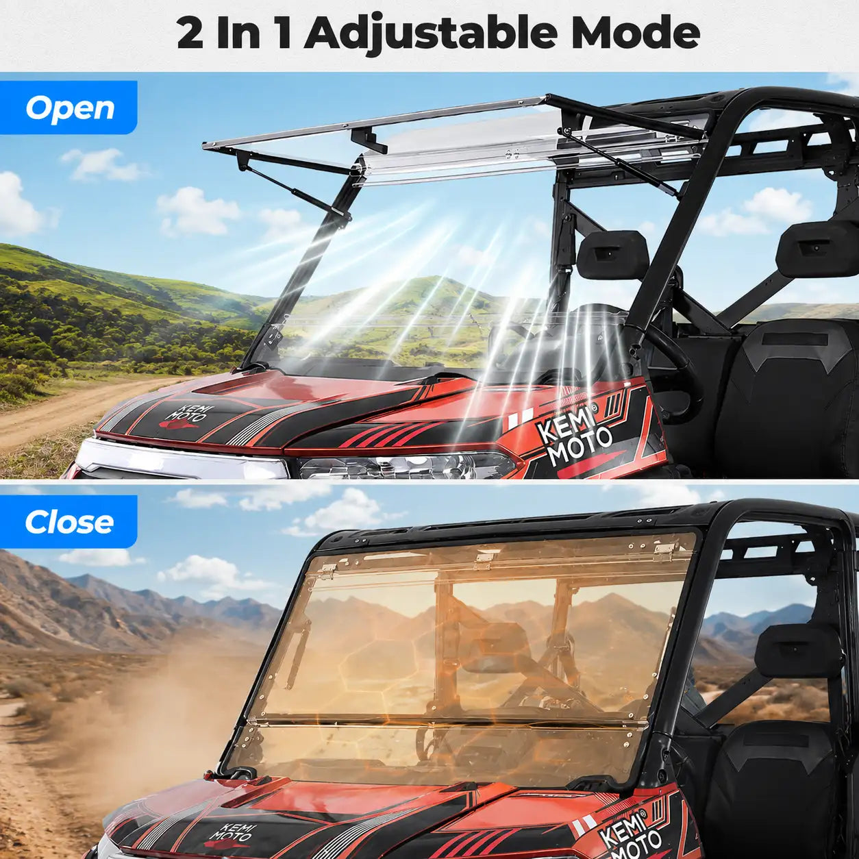 Adjustable Air for Warmer Conditions