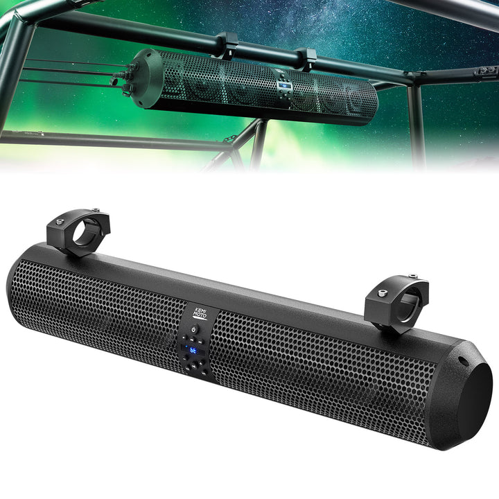6 Speaker UTV Bluetooth Sound Bar for 1.56"-2.25" Roll Bar