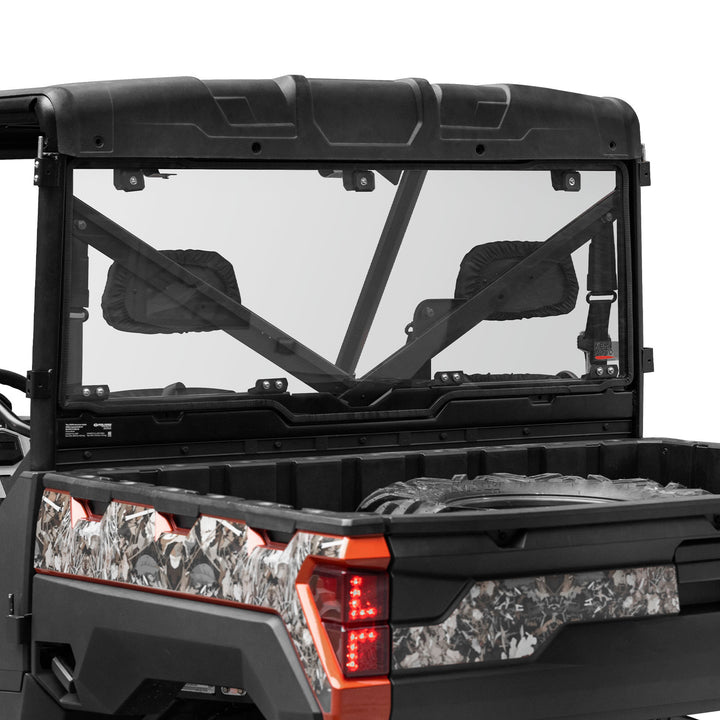 Hard Coated Rear  Windshield for Polaris Ranger XP/Crew