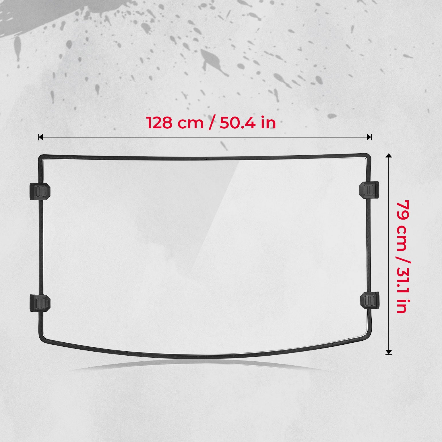 Front Windshield for Ranger XP 1000/Crew 2017-2026, 2020-2026 Ranger 1000/Crew