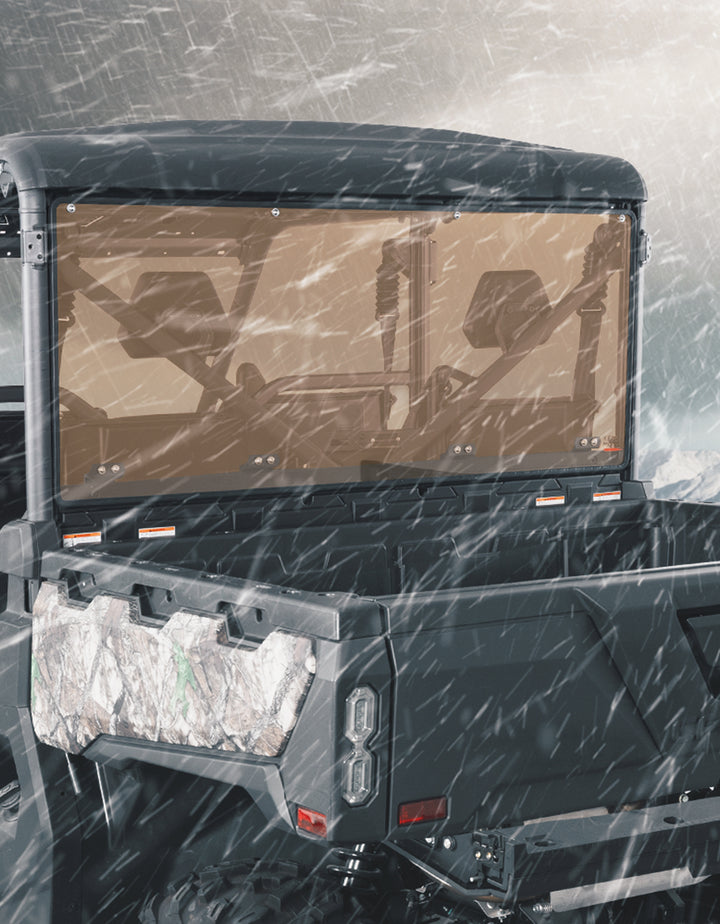 Tinted Rear Windshield UV-Resistant for CFMOTO UFORCE 1000/1000XL