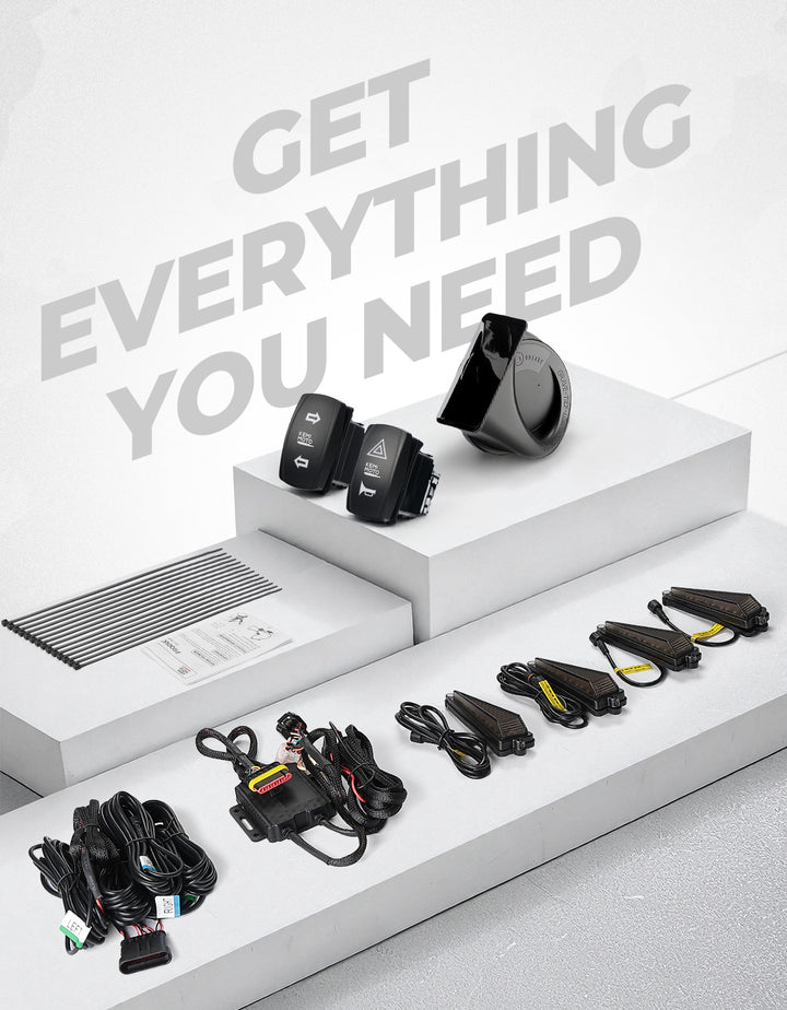 UTV Turn Signal Kit with 110D Horn for Polaris|Can-Am|Teryx|CFMOTO