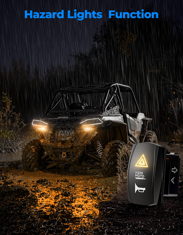 UTV Turn Signal Kit with 110D Horn for Polaris|Can-Am|Teryx|CFMOTO