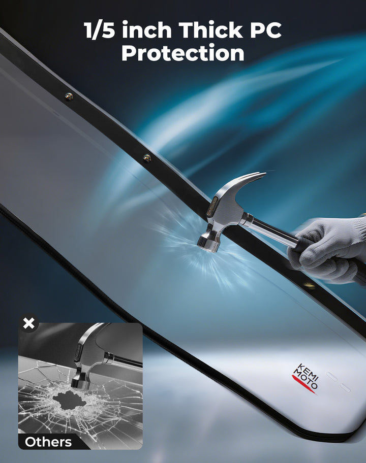 3-IN-1 Flip Windshield for 2025+ Polaris RZR PRO