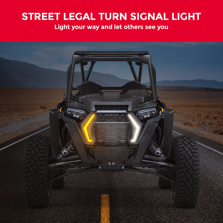 UTV Front Turn Fang Light Set for 2019+ Polaris RZR XP 1000 & Turbo S