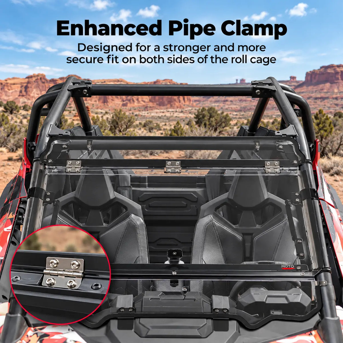 Reinforced Metal Side Clamps