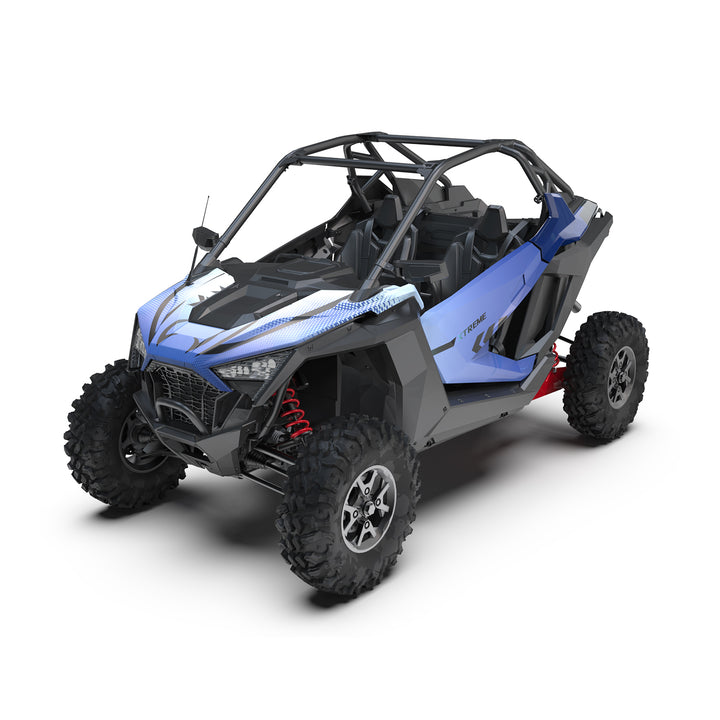 Sky Blue Wraps Graphics Compatible With Polaris RZR PRO XP