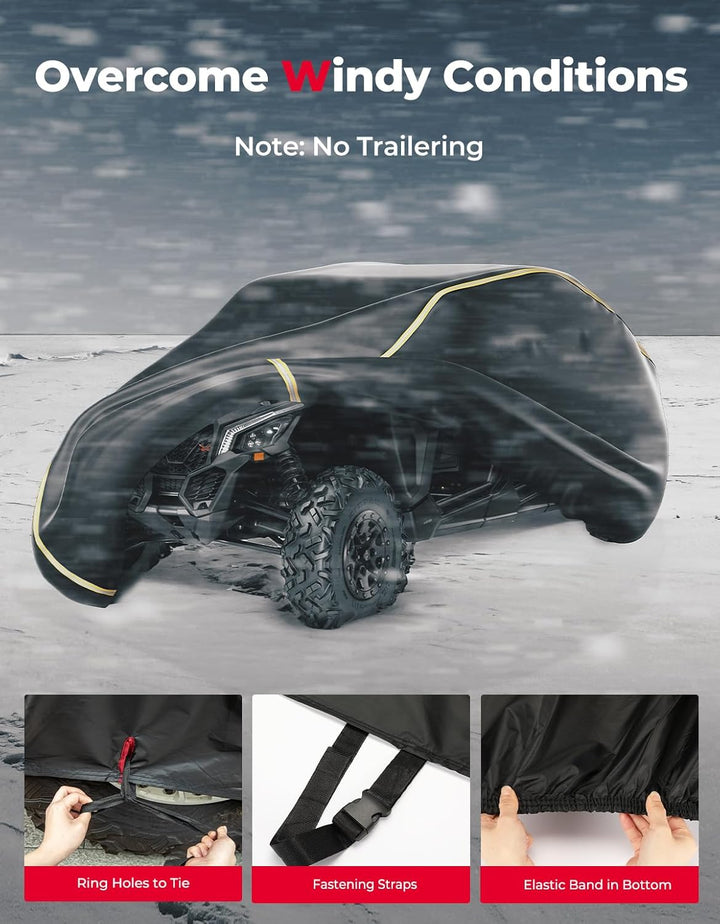 UTV 4-Seater Cover for Can Am Maverick X3 Max/ RZR/ General