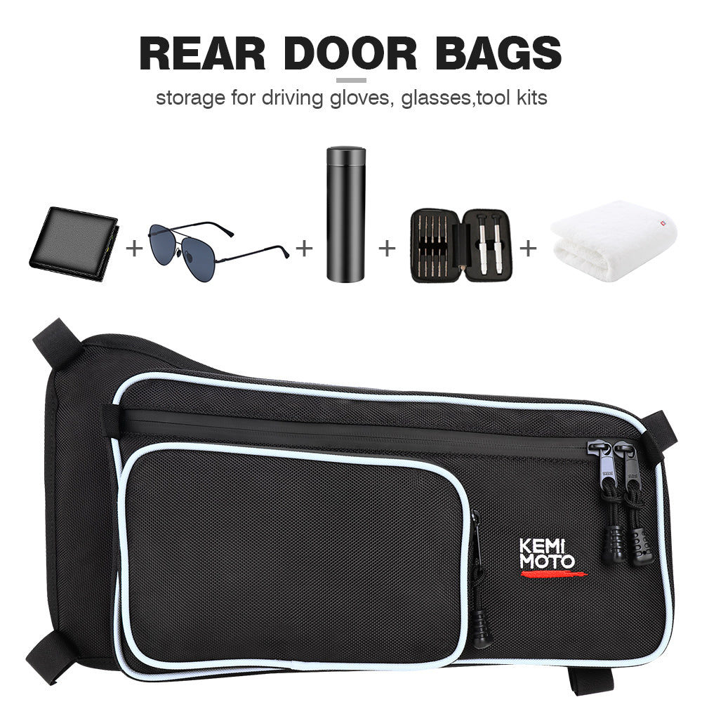 Front and Rear Door Bags for Can Am Maverick X3 Max