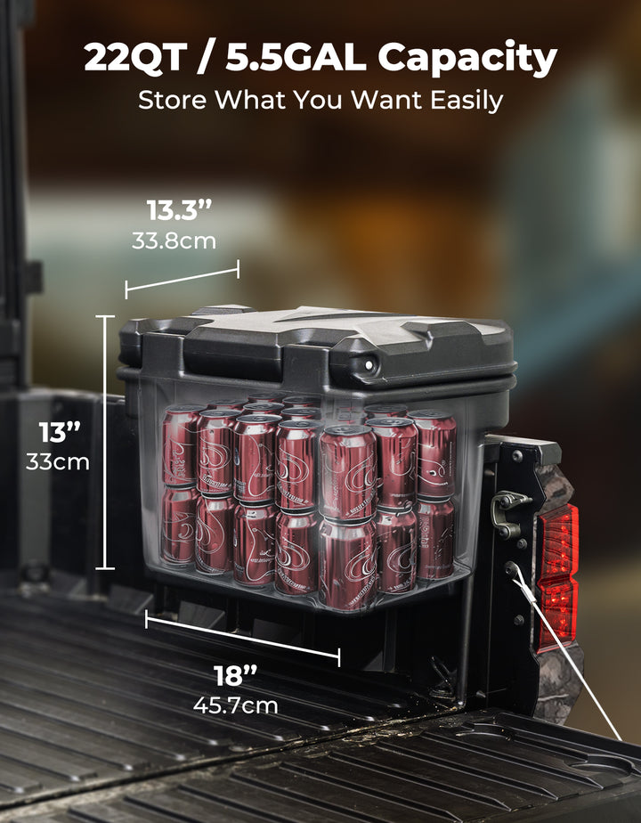 20L Cargo Storage Box (Driver Side) for Polaris Ranger/ General