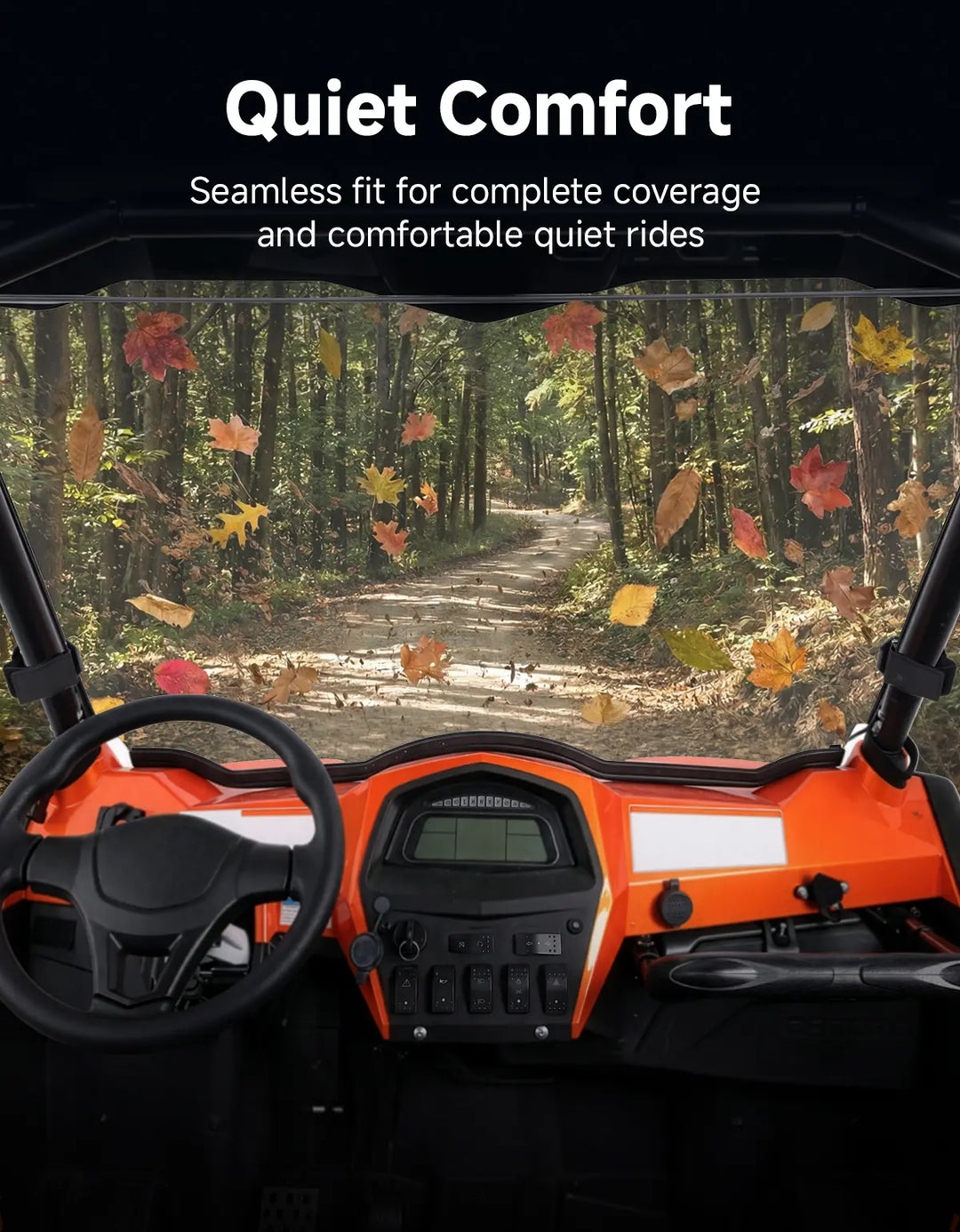 Full Front Windshield For CFMOTO ZForce 800|500|1000