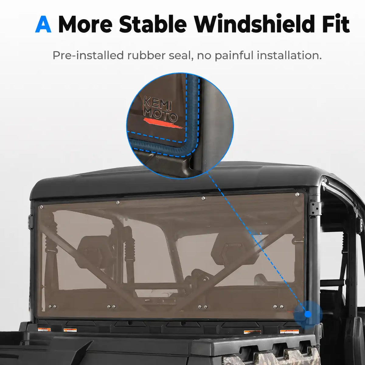 A Windshield That Sits More Securely