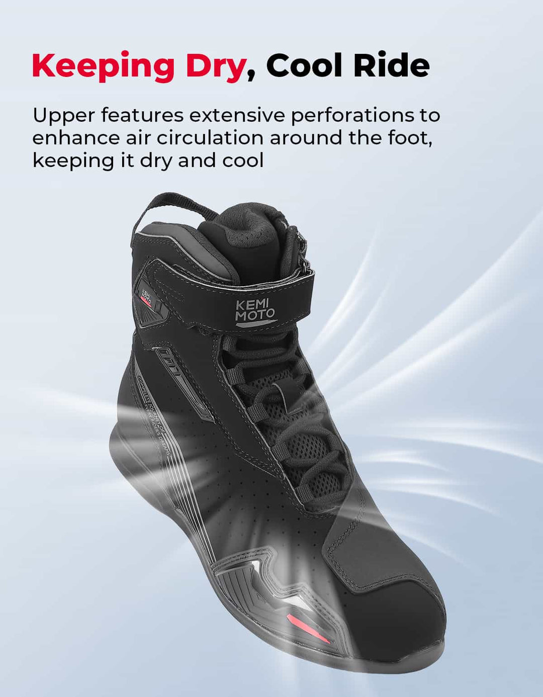 Men’s Ankle Motorcycle Boots For Riding & Travel