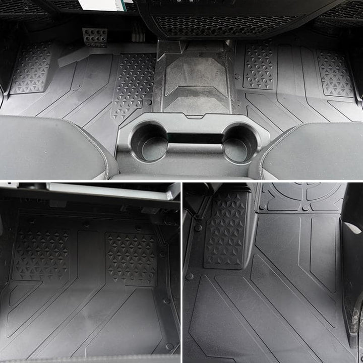 4pcs TPE Floor Mats Anti-Slip Mats for Ranger CREW XD 1500 2024+