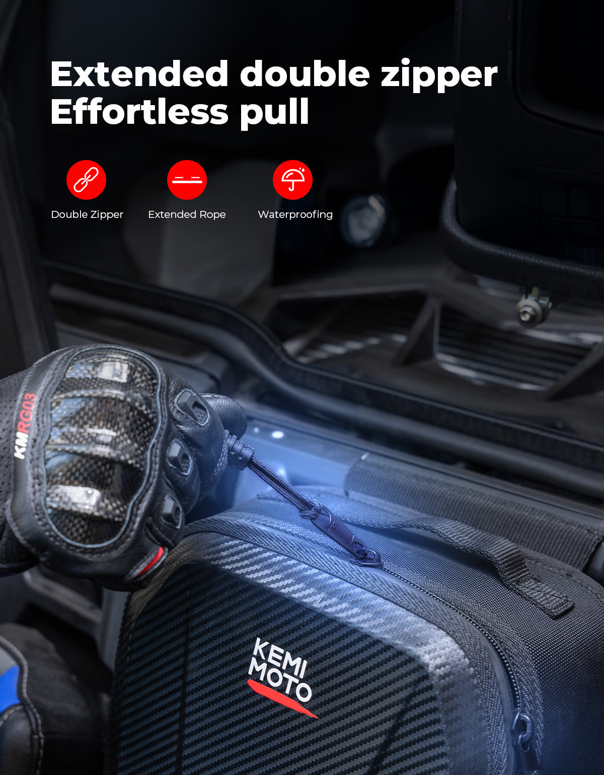 Center Shoulder Storage Bag for Can-Am Maverick X3/ X3 Max