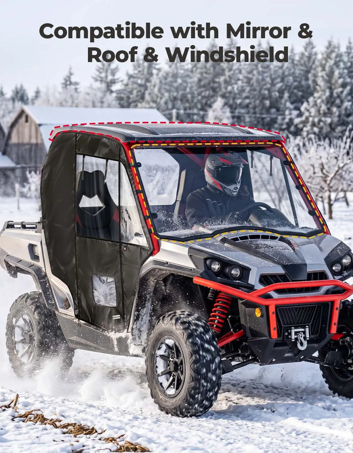 Soft Cab Enclosure Doors For Can-Am Commander (2011–2020)